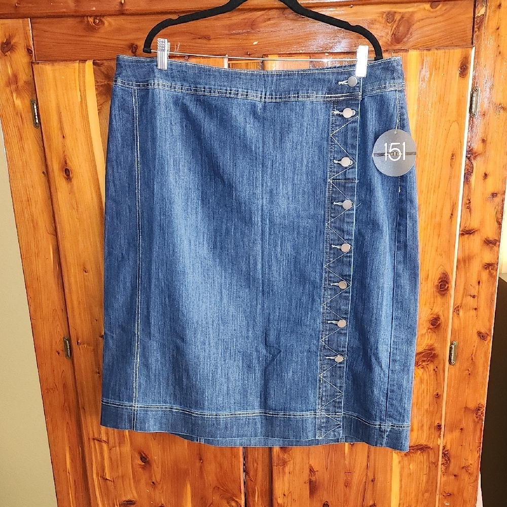 Denim Blue Skirt
